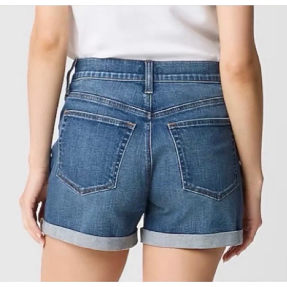 J. Crew Classic Denim Shorts in Dark Pacific Blue Wash Size 30 - Picture 2 of 9